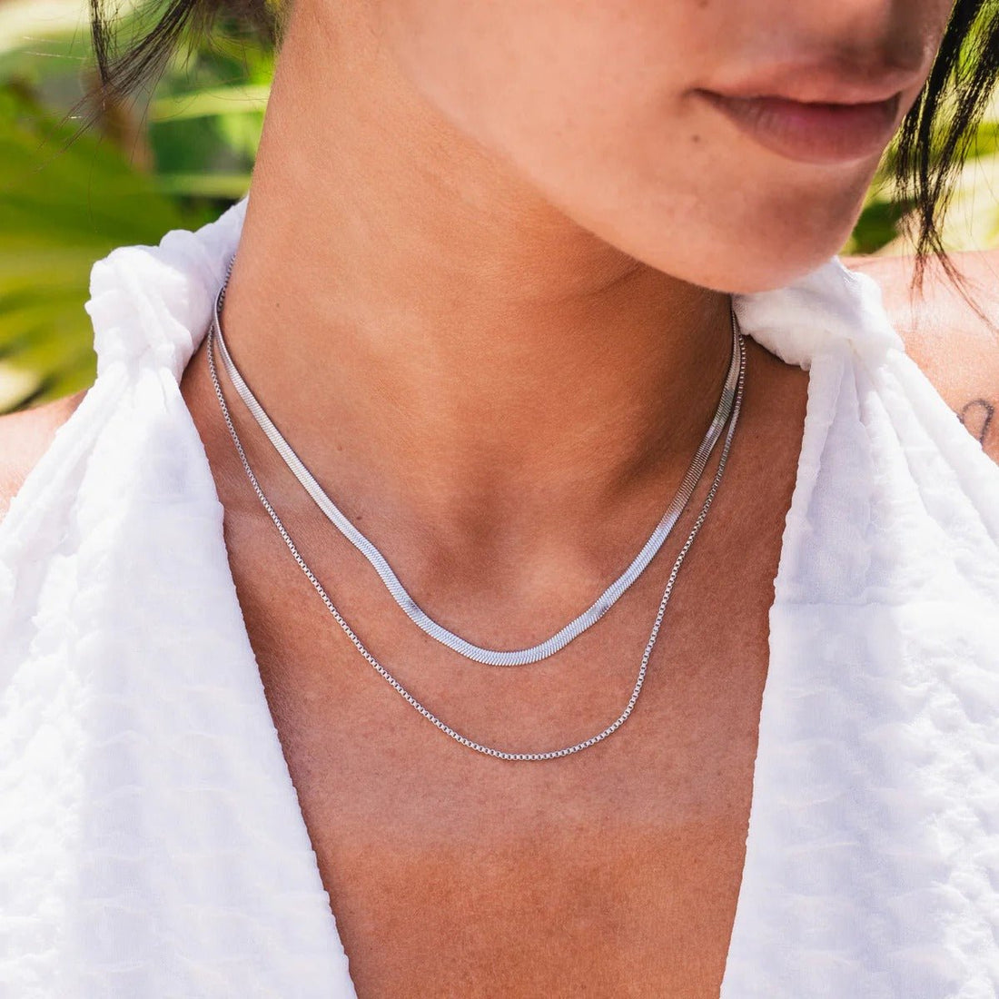 Mix de Colares Essentials - Prata