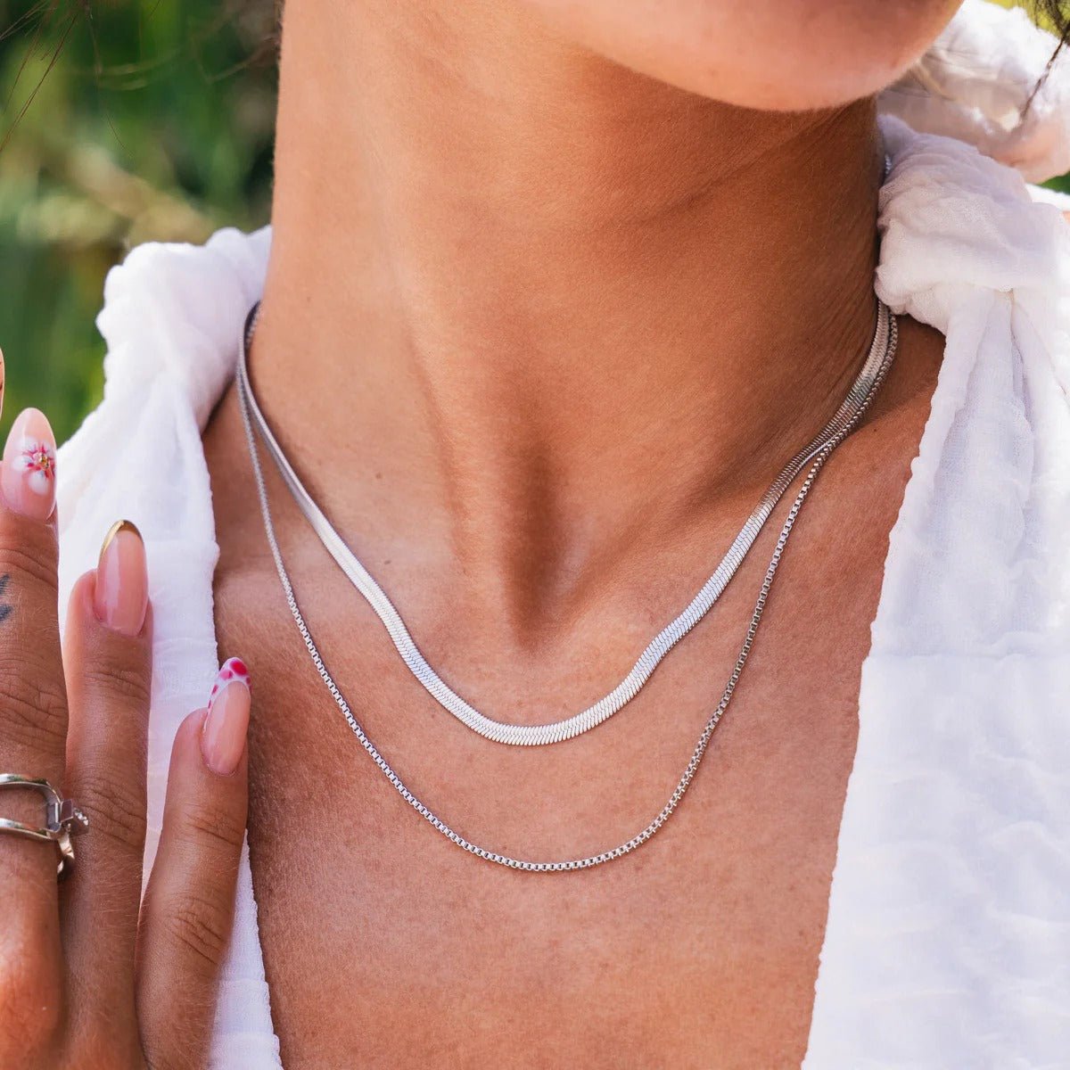 Mix de Colares Essentials - Prata