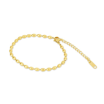 Pulseira Corrente Esferas Banhado em Ouro 18K