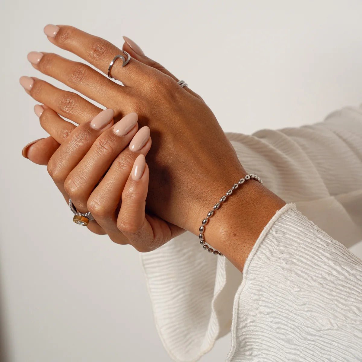 Pulseira Corrente Esferas - Prata